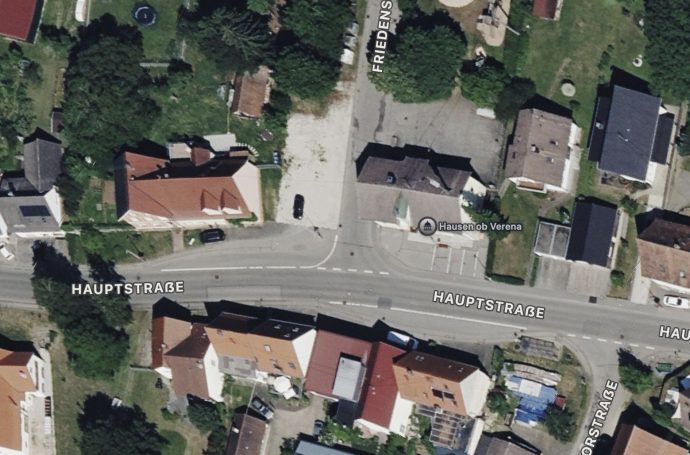 Hasenknopf Gedenkkreuzung